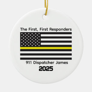 Das Erste, Ersthelfer 911-Dispatcher-Geschenk Keramik Ornament