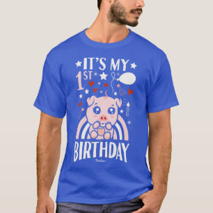 Das erste Geburtstags-Schwein T-Shirt