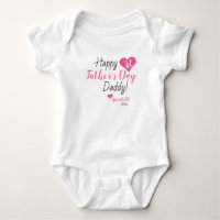 Das erste Geschenk des Vaters Pink Baby Girl Daugh