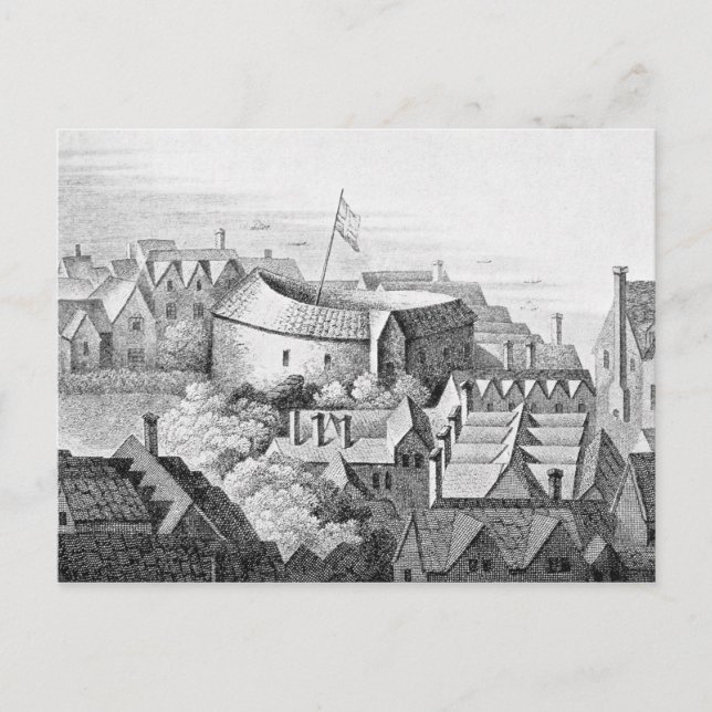 Das erste Globe Theater oder das Rose Theater Postkarte (Vorderseite)