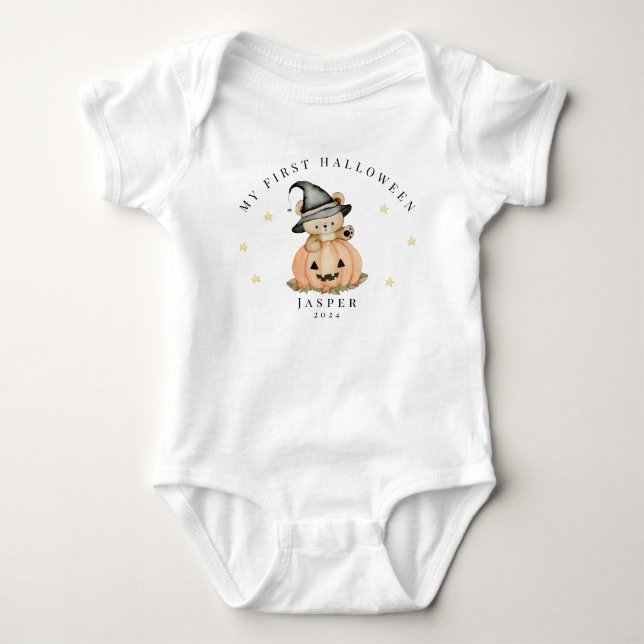 Das erste Halloween-Karosseriebuch des Babys, mein Baby Strampler (Vorderseite)