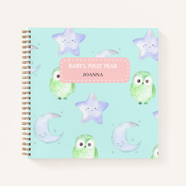 Das erste Jahr des Babys Notizbuch (Vorderseite)