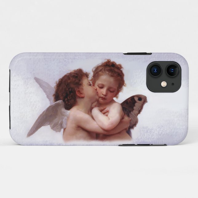 Das erste Kissengemälde von William Bouguereau Case-Mate iPhone Hülle (Rückseite (Horizontal))