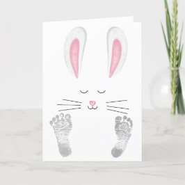 Das erste Ostern des Babys Feiertagskarte
