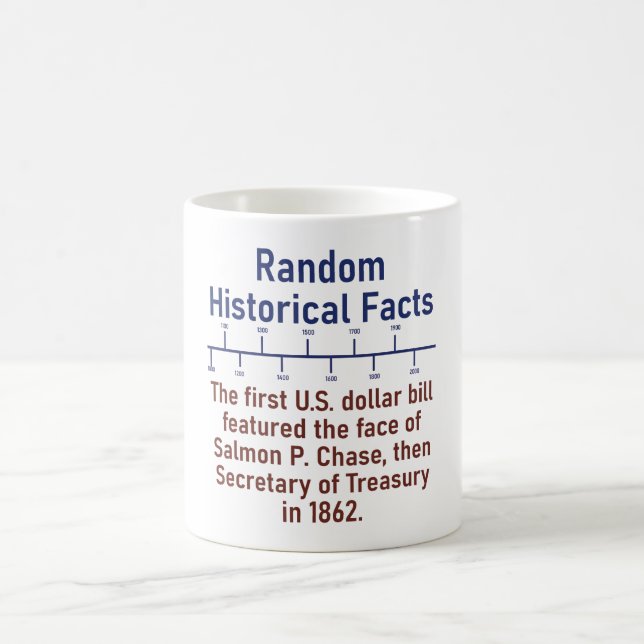 Das erste US-Dollar-Gesetz - Fakt der Geschichte Kaffeetasse (Mittel)