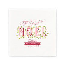 Das erste Weihnachten Baby Girl Weihnachtsdusche