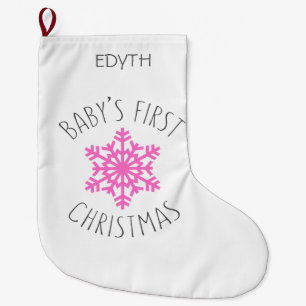 Das erste Weihnachten des Babys - personifizieren Großer Weihnachtsstrumpf