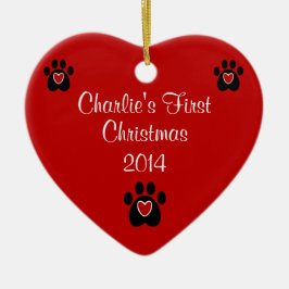 Das erste Weihnachten des kundengerechten Keramik Ornament