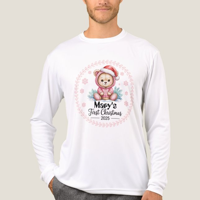 Das erste Weihnachtsfest des Babys für Männer - be Tri-Blend Shirt (Vorderseite)