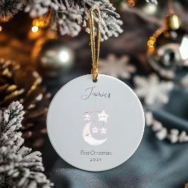 Das erste Weihnachtsgeschenk für die Keramik des B Keramik Ornament