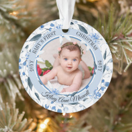 Das erste Weihnachtsjubiläum der Aquarellblüte Ornament