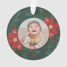 Das erste Weihnachtsschmuck des Babys