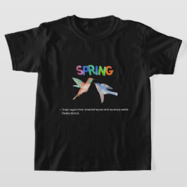 Das Erwachen: Ein visueller Tribut an den Frühling T-Shirt