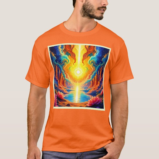 Das Erwachen einer göttlichen Lichtstadt T-Shirt (Vorderseite)