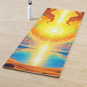 Das Erwachen einer göttlichen Lichtstadt Yogamatte