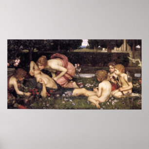 Das Erwachen von Adonis, von J. W. Waterhouse - 18 Poster