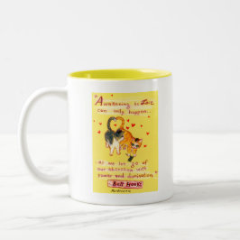 Das Erwachen von Liebe Glockenhaken Tasse