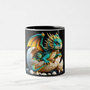 Das Erwachen von Solara: Das Schicksal eines Drach Zweifarbige Tasse