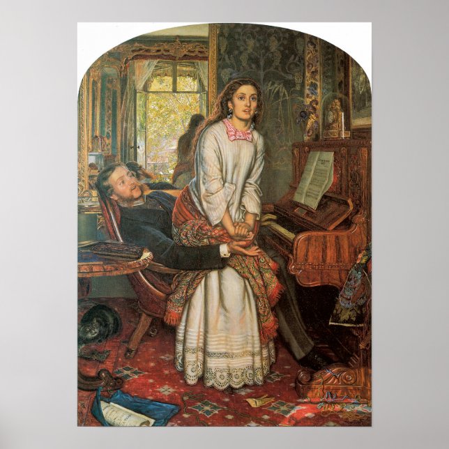 Das erwachende Gewissen, 1853 Poster (Vorne)