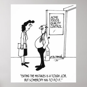 Das Essen der Fehler Poster