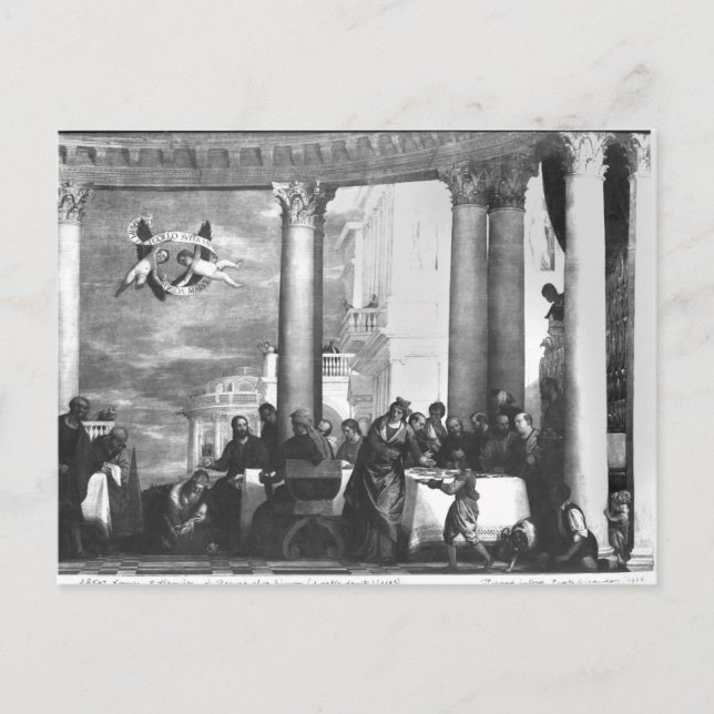 Das Essen im Haus Simon des Pharisees Postkarte (Vorderseite)