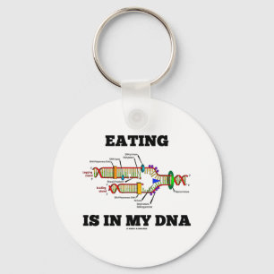 Das Essen ist in meiner DNA Schlüsselanhänger