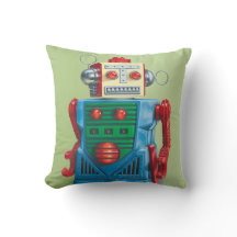 Das "ewiger Optimist-" Roboter-Wurfs-Kissen