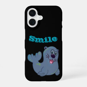 Das Fabric Seal bei Zazzle Maskottchen Logo Charak iPhone 16 Hülle