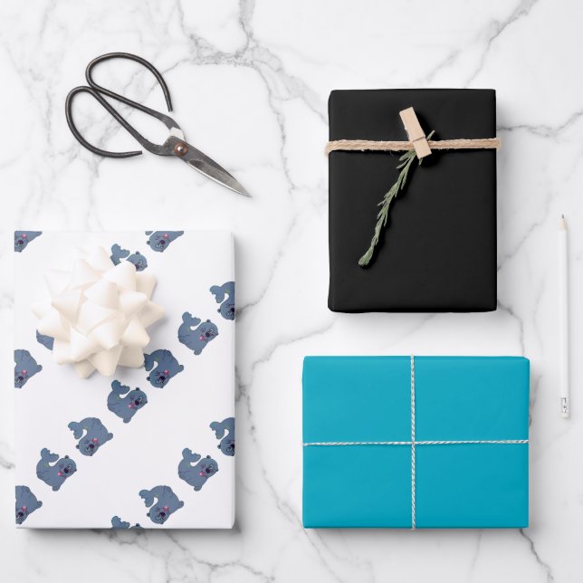 Das Fabric-Siegel im Zazzle Mascot Logo Geschenkpapier Set (Vorderseite)
