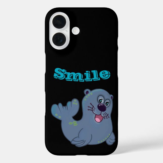 Das Fabric-Siegel im Zazzle Mascot Logo iPhone 16 Hülle (Rückseite)
