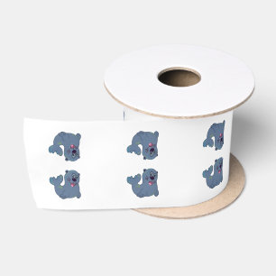 Das Fabric-Siegel im Zazzle Mascot Logo Satinband