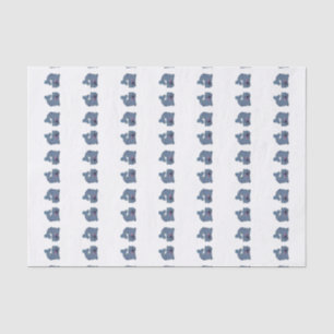 Das Fabric-Siegel im Zazzle Mascot Logo Seidenpapier