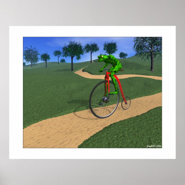 Das Fahrrad Poster (Vorne)