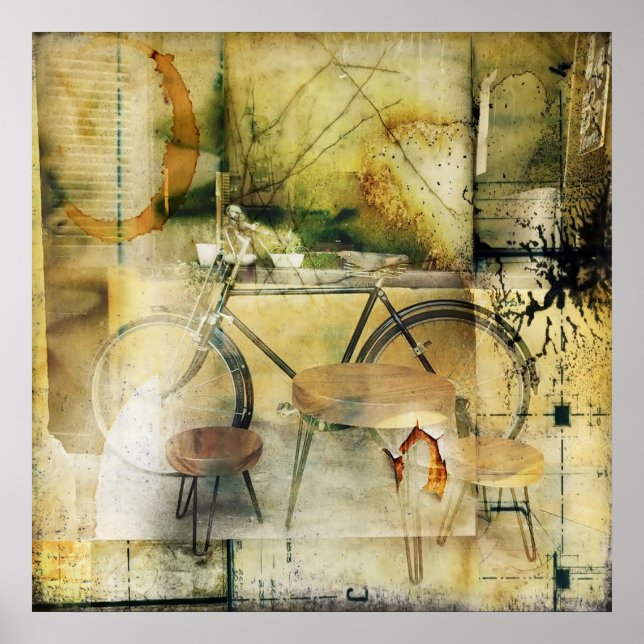 Das Fahrrad Poster (Vorne)