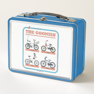 Das Fahrraddiagramm der Goonies Metall Brotdose