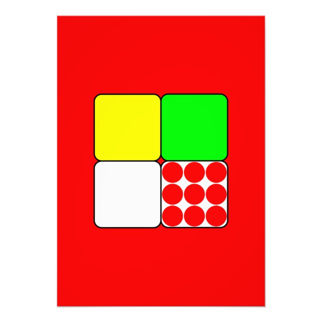 Das Fahrradrennen Jerseys 3 Red Fotodruck (Vorne)