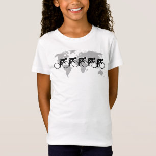 Das Fahrradrennen Nr. 3 schwarz in Weiß T-Shirt
