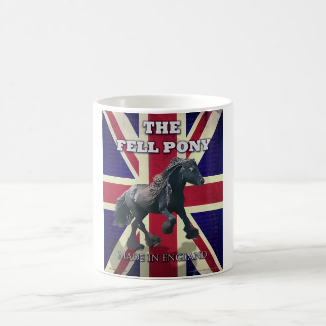 "Das fallenpony -- Wahrer Brite -- Gemacht in Kaffeetasse (Mittel)