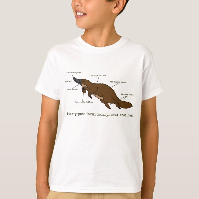Das fantastische Platypus Shirt (Vorderseite)
