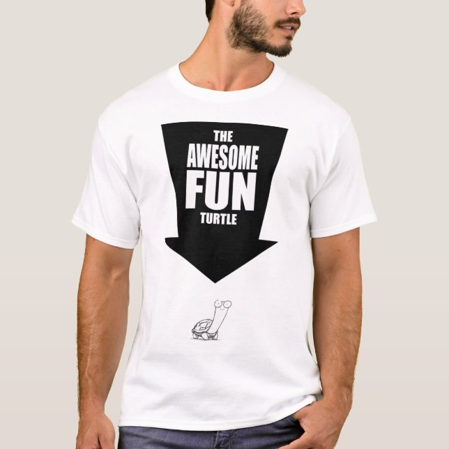 Das fantastische Spaß-Schildkröte-Shirt T-Shirt (Vorderseite)