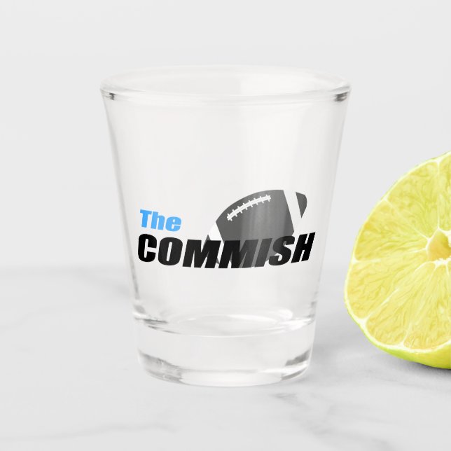 Das Fantasy Football Shot Glass der Kommission Schnapsglas (Vorderseite)