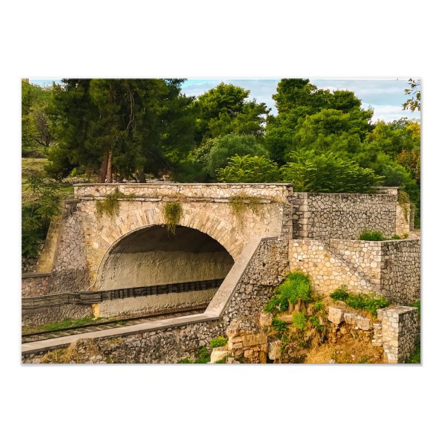 Das farbenfrohe Athen Fotodruck (Vorne)