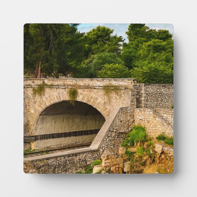 Das farbenfrohe Athen Fotoplatte (Vorderseite)