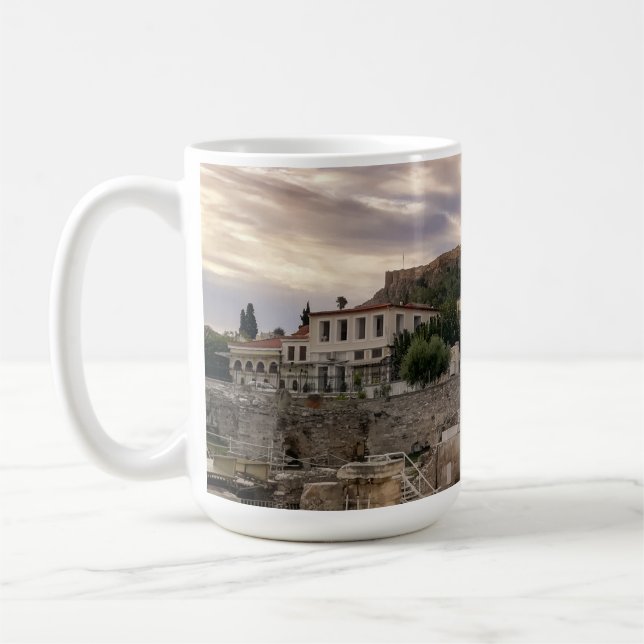 Das farbenfrohe Athen Kaffeetasse (Links)