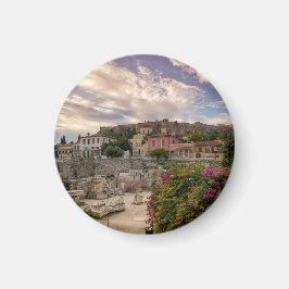 Das farbenfrohe Athen Magnet