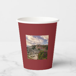 Das farbenfrohe Athen Pappbecher