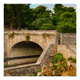 Das farbenfrohe Athen Poster