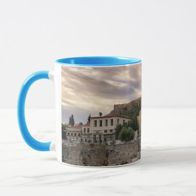 Das farbenfrohe Athen Tasse (Links)