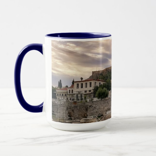 Das farbenfrohe Athen Tasse (Links)