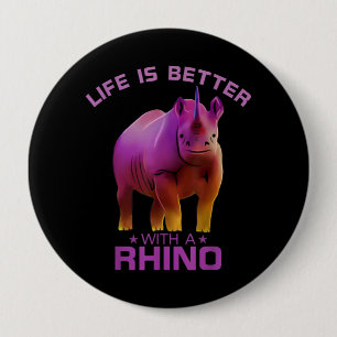 Das farbenfrohe Leben ist besser mit einem Rhino N Button